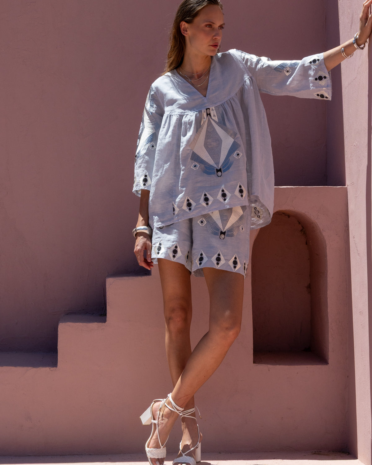 NEMA RESORTWEAR Sienna Shorts Grey