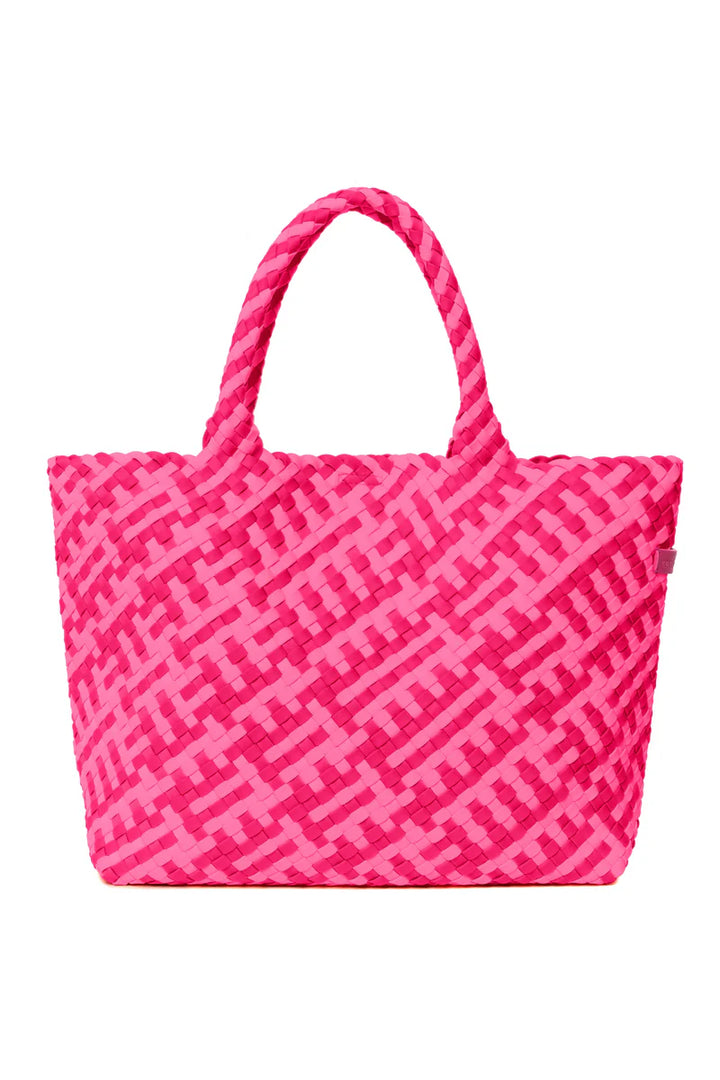 SORBET ISLAND Neoprene Large Tote Bag Φούξια