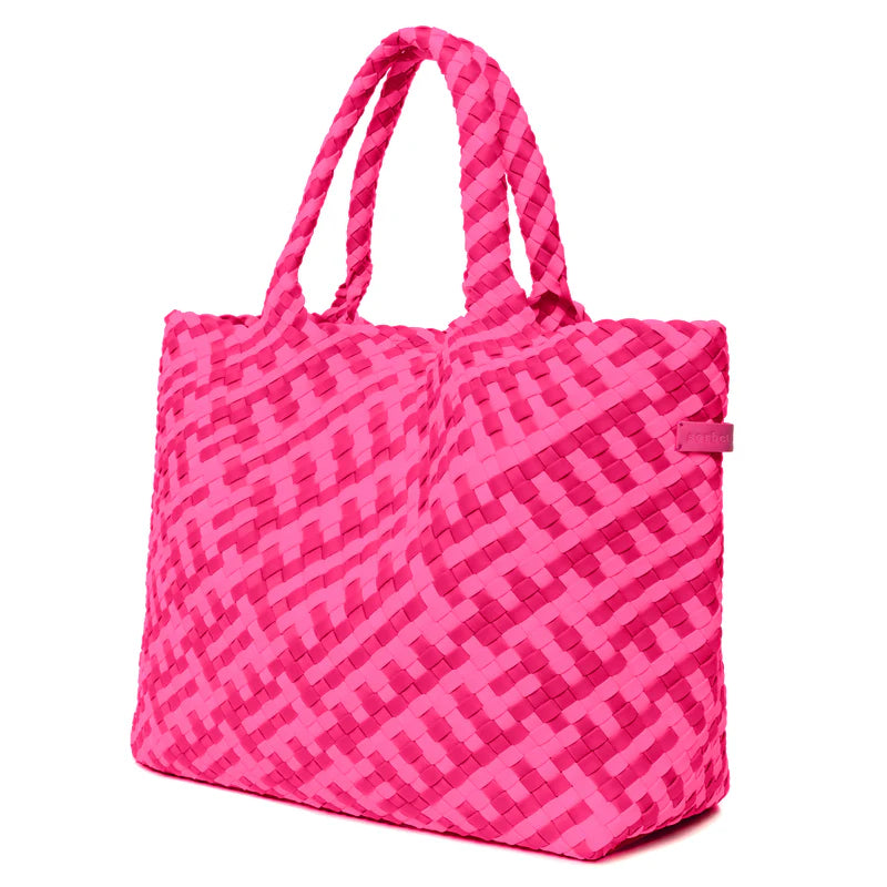 SORBET ISLAND Neoprene Large Tote Bag Φούξια