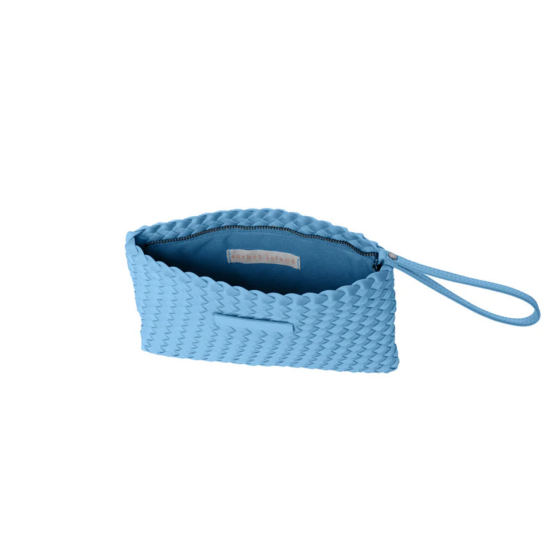 SORBET ISLAND Neoprene Pencil Bag Light Blue