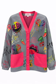 NEVER ON SUNDAY No Bad Vibes Jacket -  NEMA RESORTWEAR- Grey / S-Grey / M-Grey / L
