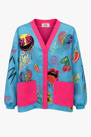 NEVER ON SUNDAY No Bad Vibes Jacket -  NEMA RESORTWEAR- Μπλε / S-Μπλε / M-Μπλε / L