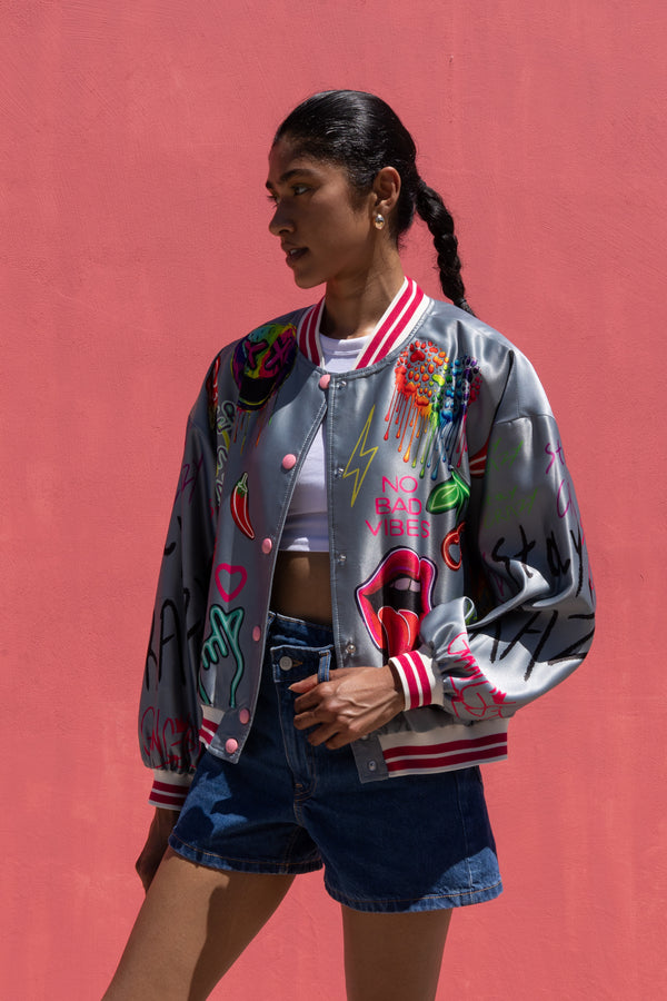NEVER ON SUNDAY That's Wild Jacket Dark Grey -  NEMA RESORTWEAR- Grey / S-Grey / M-Grey / L-Grey / XL