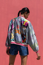 NEVER ON SUNDAY That's Wild Jacket Dark Grey -  NEMA RESORTWEAR- Grey / S-Grey / M-Grey / L-Grey / XL