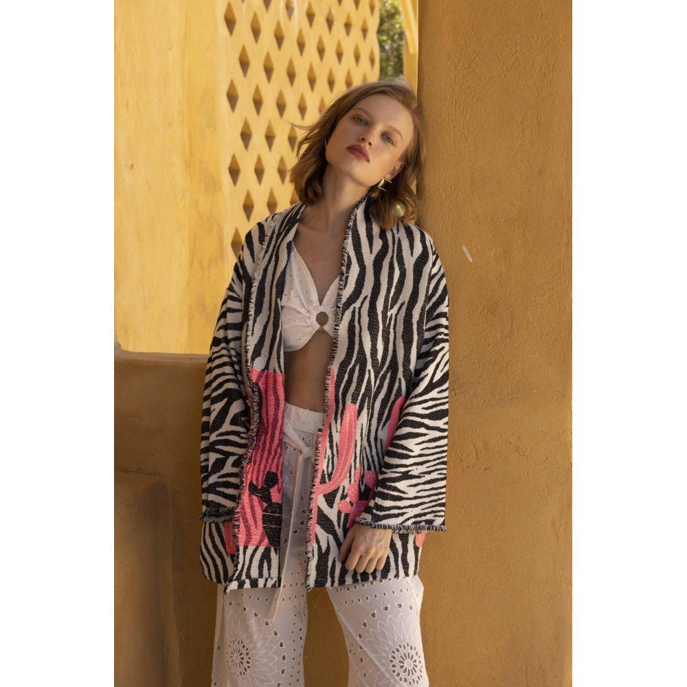 Nerida Cactus Jacket -  NEMA RESORTWEAR- Pink / M