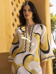 Noor Dress Maxi Φόρεμα -  NEMA RESORTWEAR- Beige / L-Beige / S-Beige / M-Beige / XL