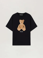 PALM ANGELS Bear T-Shirt -  PALM ANGELS- Μαύρο / S-Μαύρο / M-Μαύρο / L-Μαύρο / XL