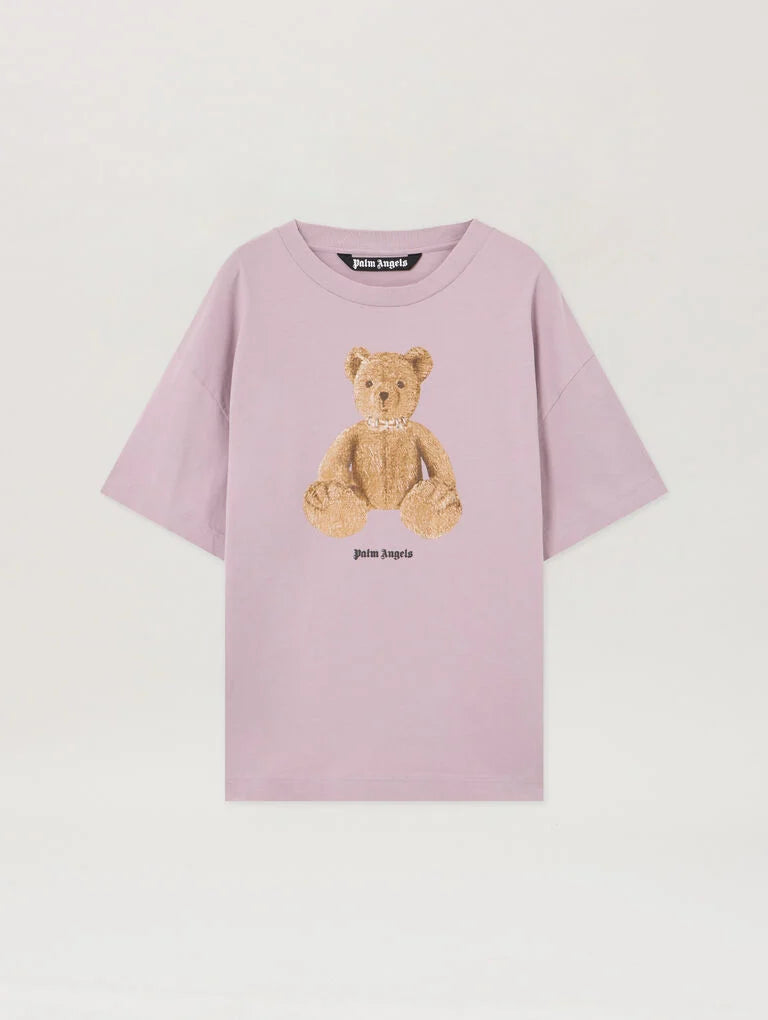 PALM ANGELS Bear T-Shirt -  PALM ANGELS- XS / Μωβ-S / Μωβ-M / Μωβ-L / Μωβ