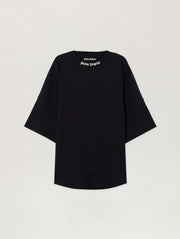 PALM ANGELS Classic Logo Over T-Shirt -  PALM ANGELS- Μαύρο / S-Μαύρο / M-Μαύρο / L-Μαύρο / XL