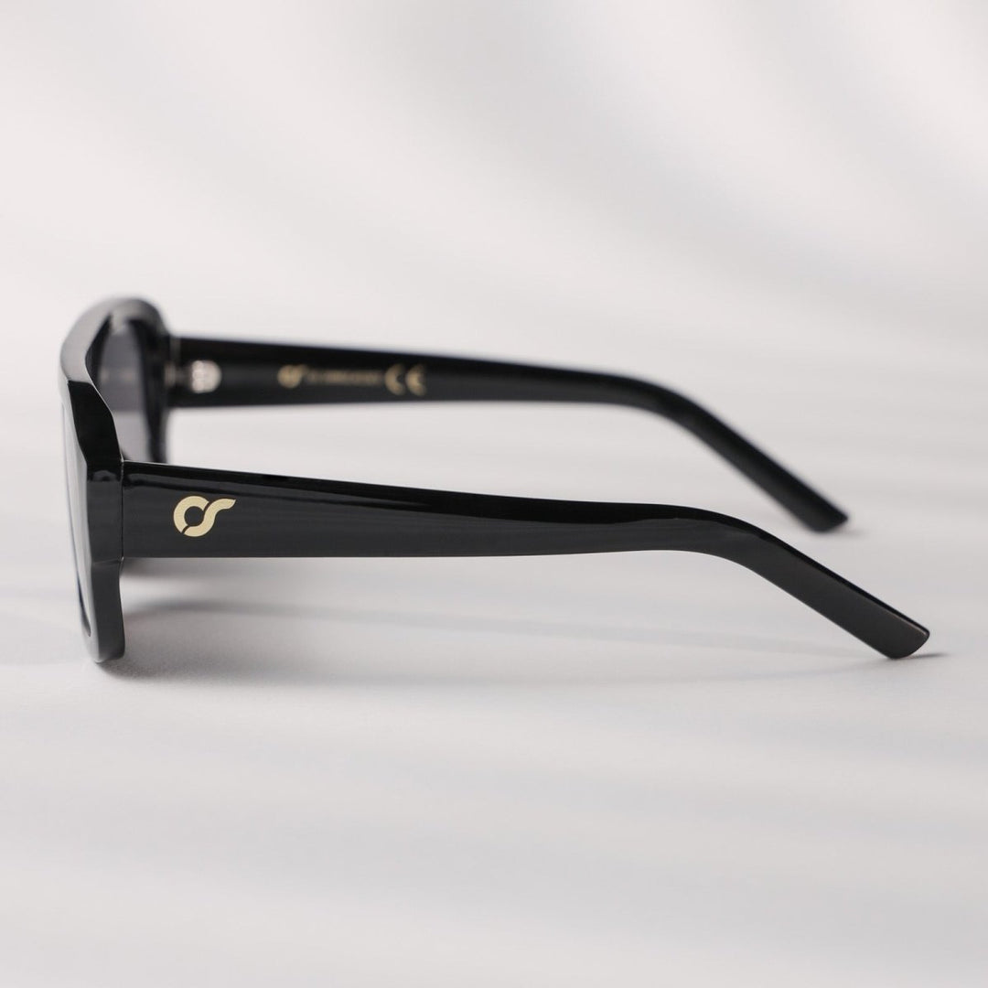 Roma Black -  OS Sunglasses- Black / Black