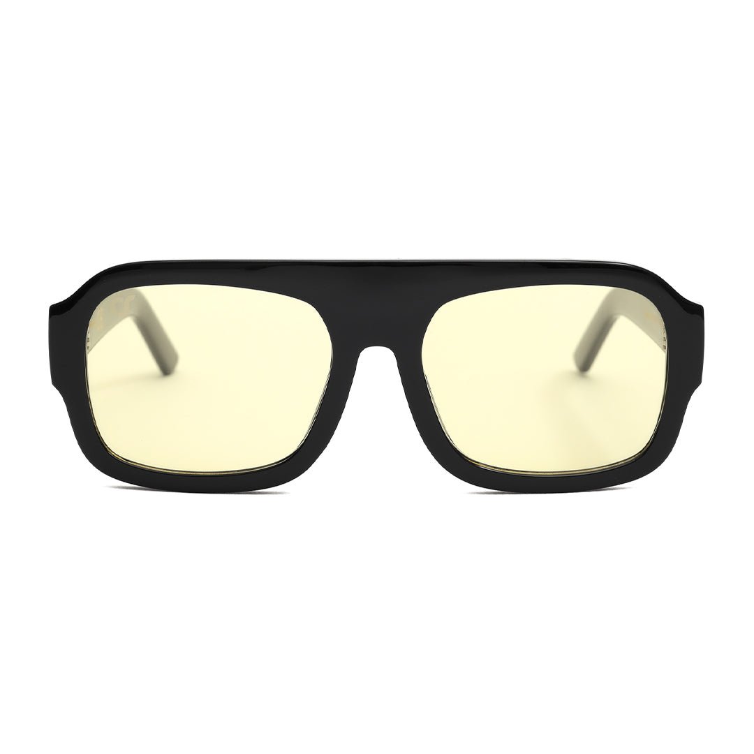 Roma Yellow -  OS Sunglasses- Yellow / Black