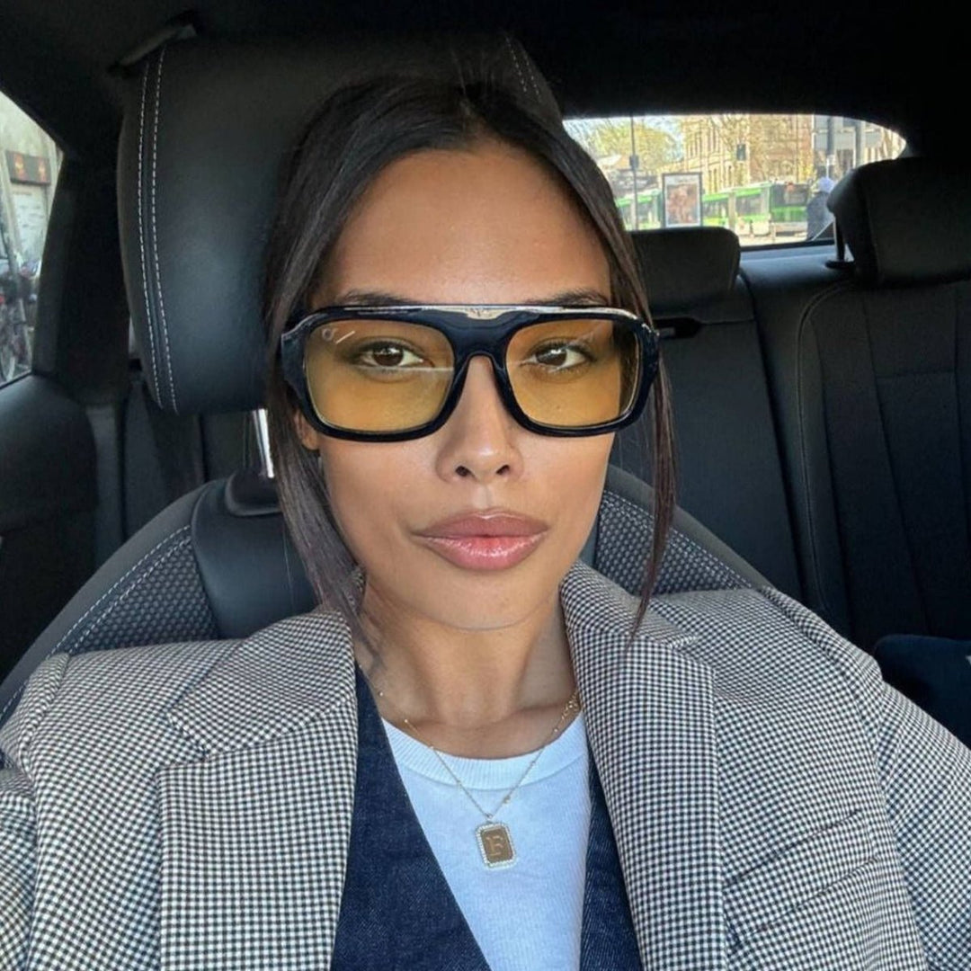 Roma Yellow -  OS Sunglasses- Yellow / Black