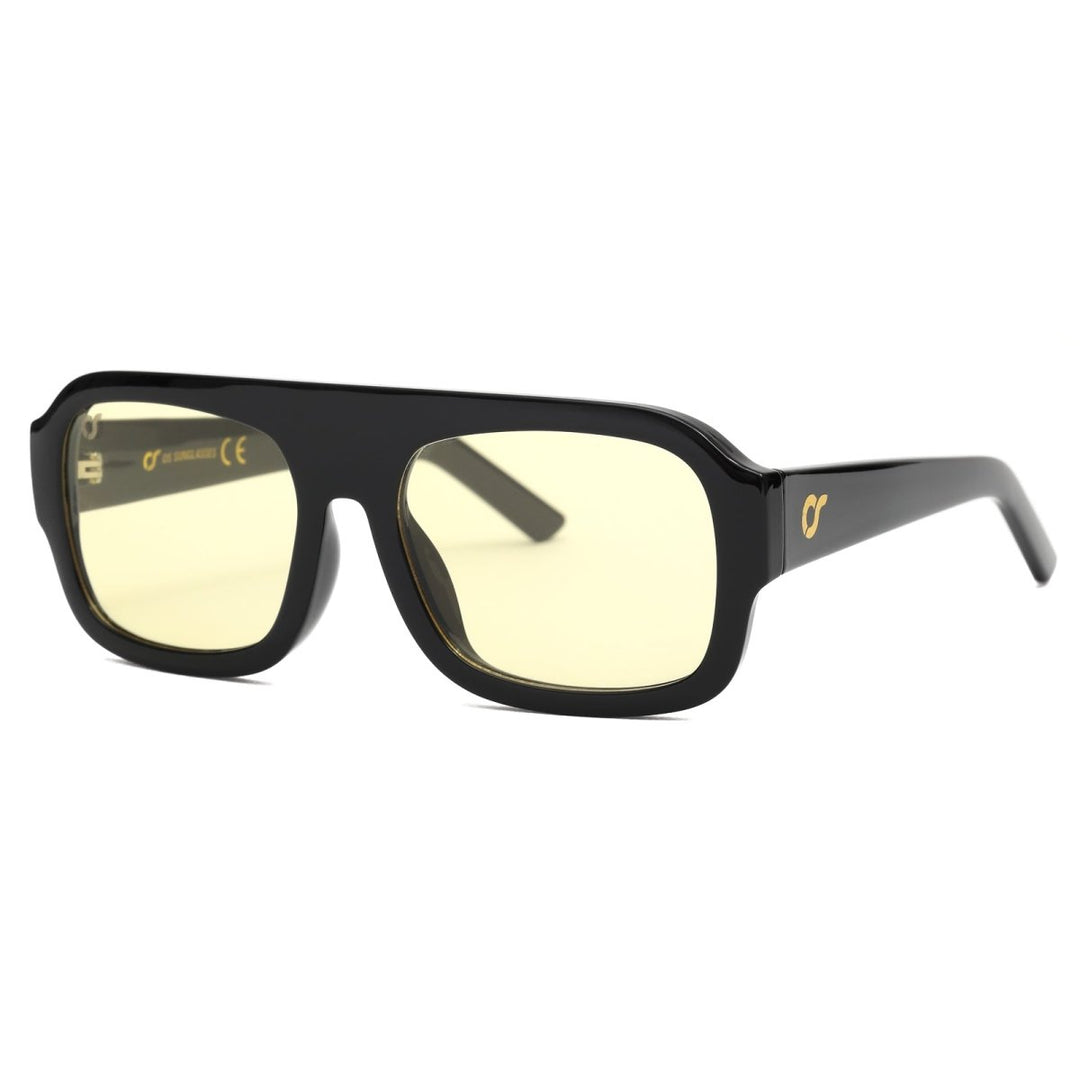 Roma Yellow -  OS Sunglasses- Yellow / Black