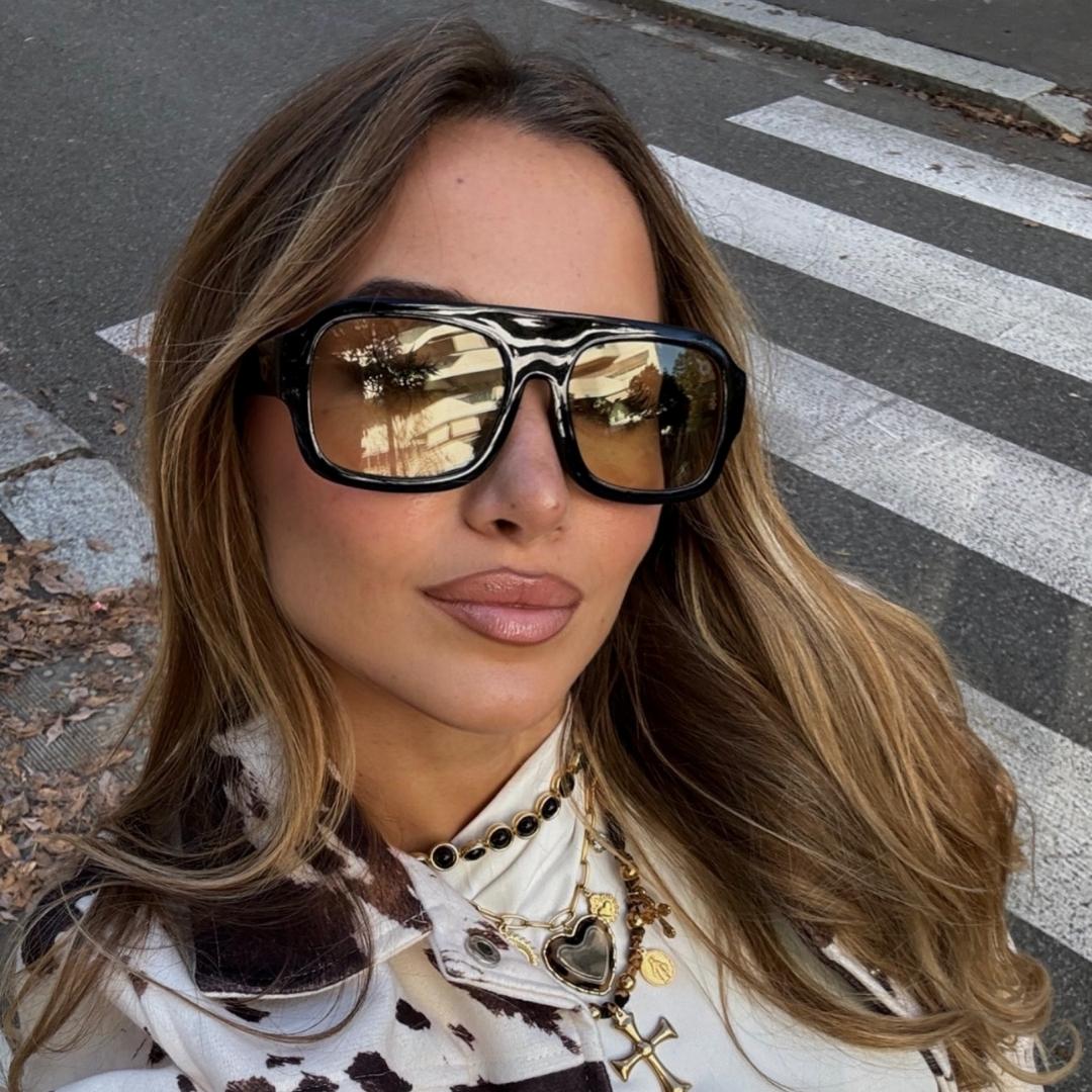 Roma Yellow -  OS Sunglasses- Yellow / Black