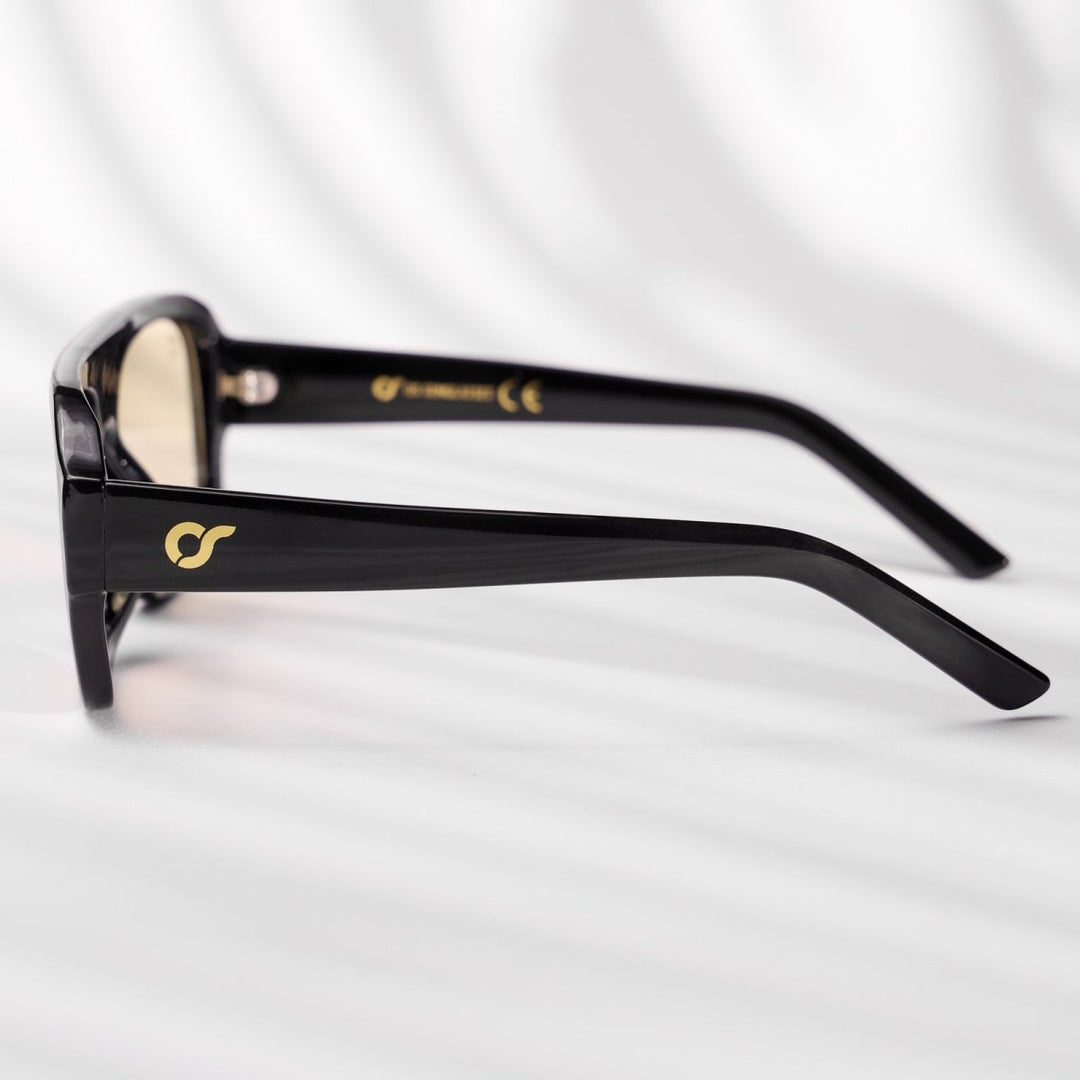 Roma Yellow -  OS Sunglasses- Yellow / Black