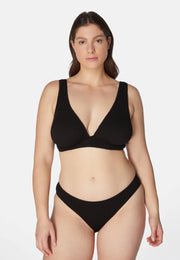 SORBET ISLAND Aqua Bikini One Size Fits All Black -  SORBET ISLAND- Default Title