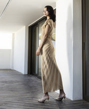AGGEL Golden Muse Maxi Φόρεμα / 3130K