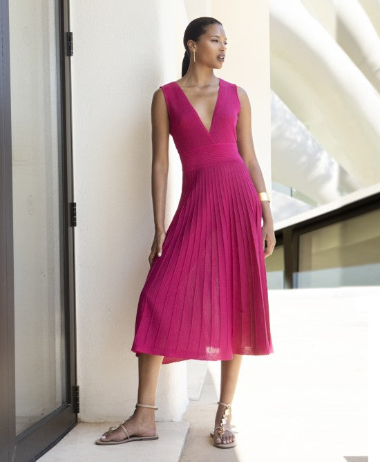 AGGEL Fuchsia Grace Midi Φόρεμα / 3138K