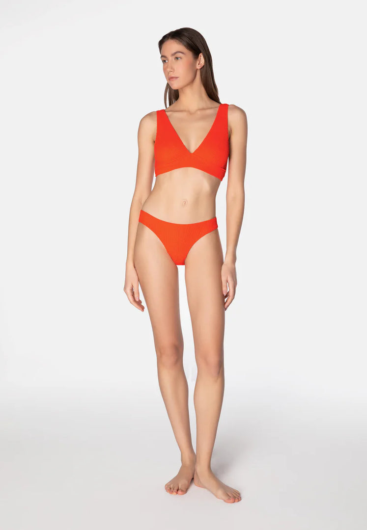 SORBET ISLAND Aqua Bikini One Size Fits All Cranberry