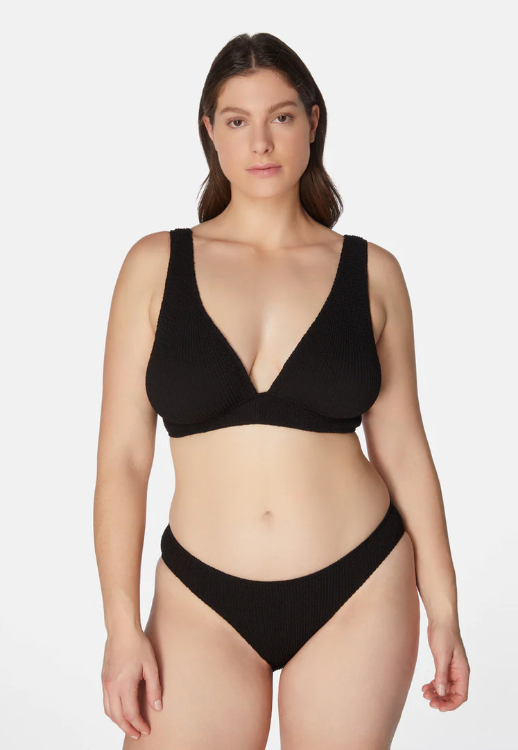 SORBET ISLAND Aqua Bikini One Size Fits All Black