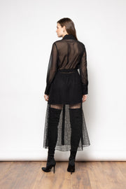 Itzel  Dress / 7N009 -  NEMA RESORTWEAR- Black / S-Black / L