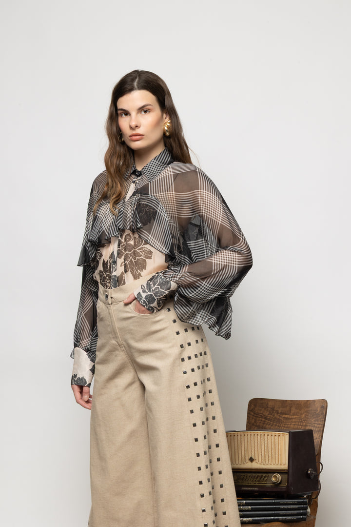 Naila Silk Shirt / 5N306