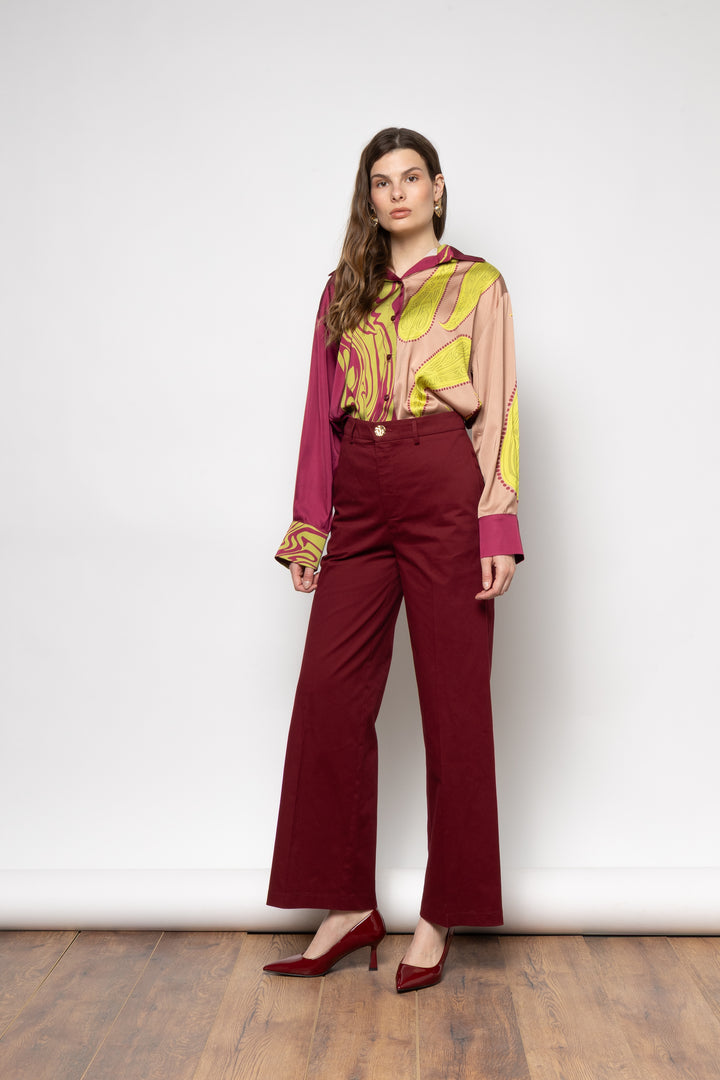 Amira Cotton Παντελόνι Ίσια γραμμή  / 3N221