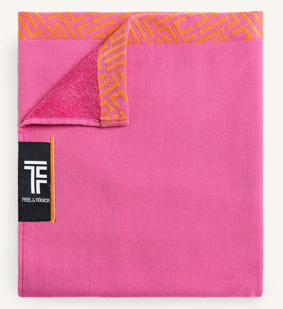 Πετσέτα Θαλάσσης Sunny Fuchsia -  Feel and Touch- Default Title
