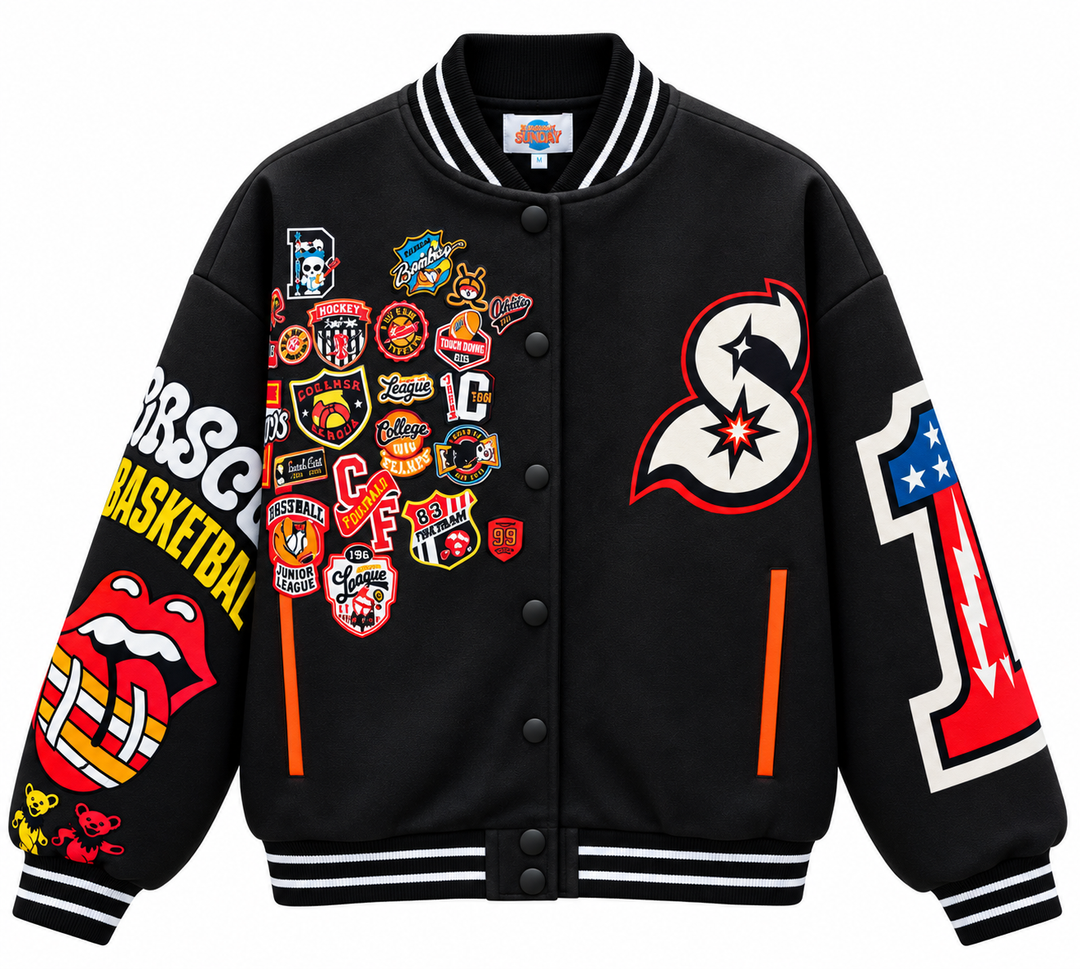 Never On Sunday Jacket Graphic Print