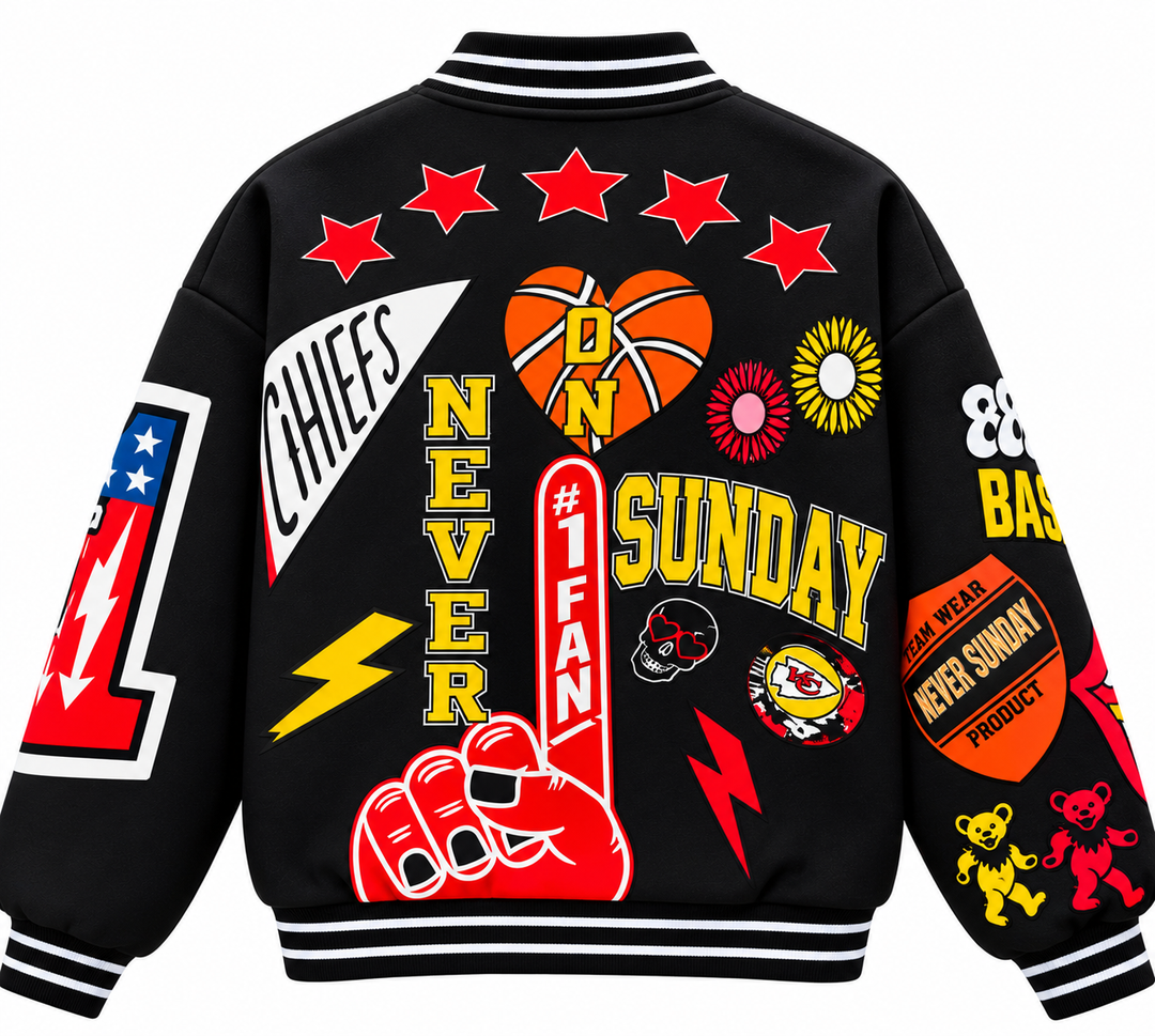 Never On Sunday Jacket Graphic Print