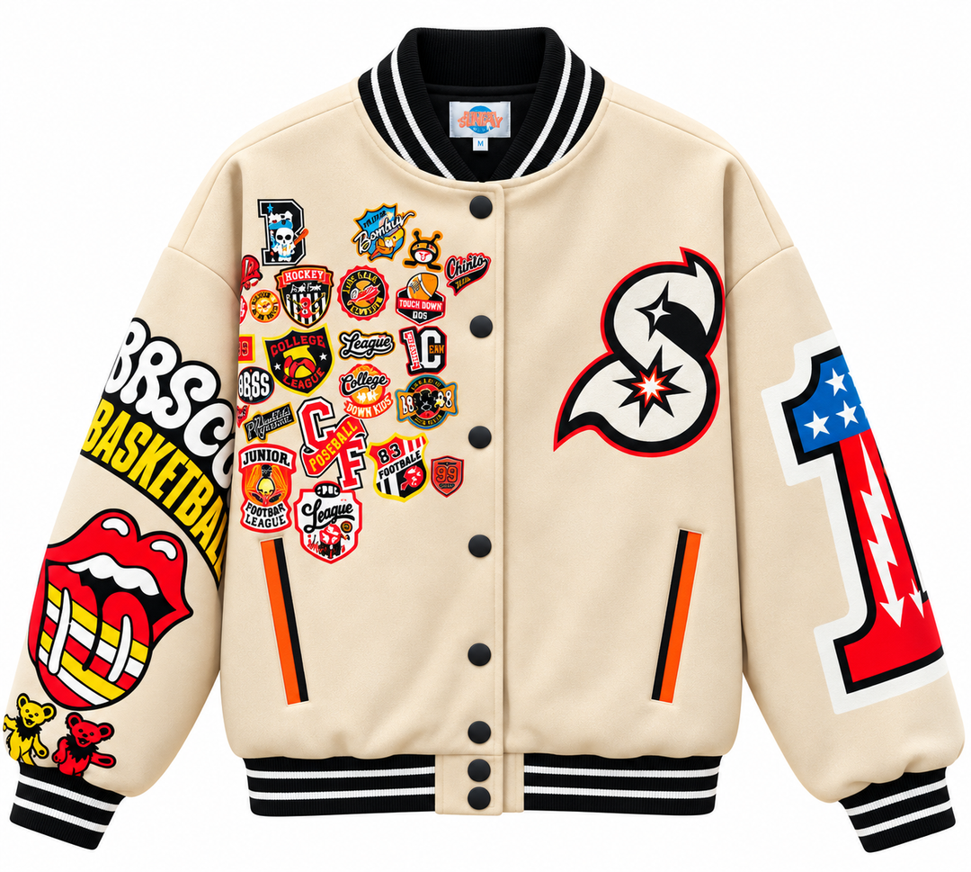 Never On Sunday Jacket Graphic Print