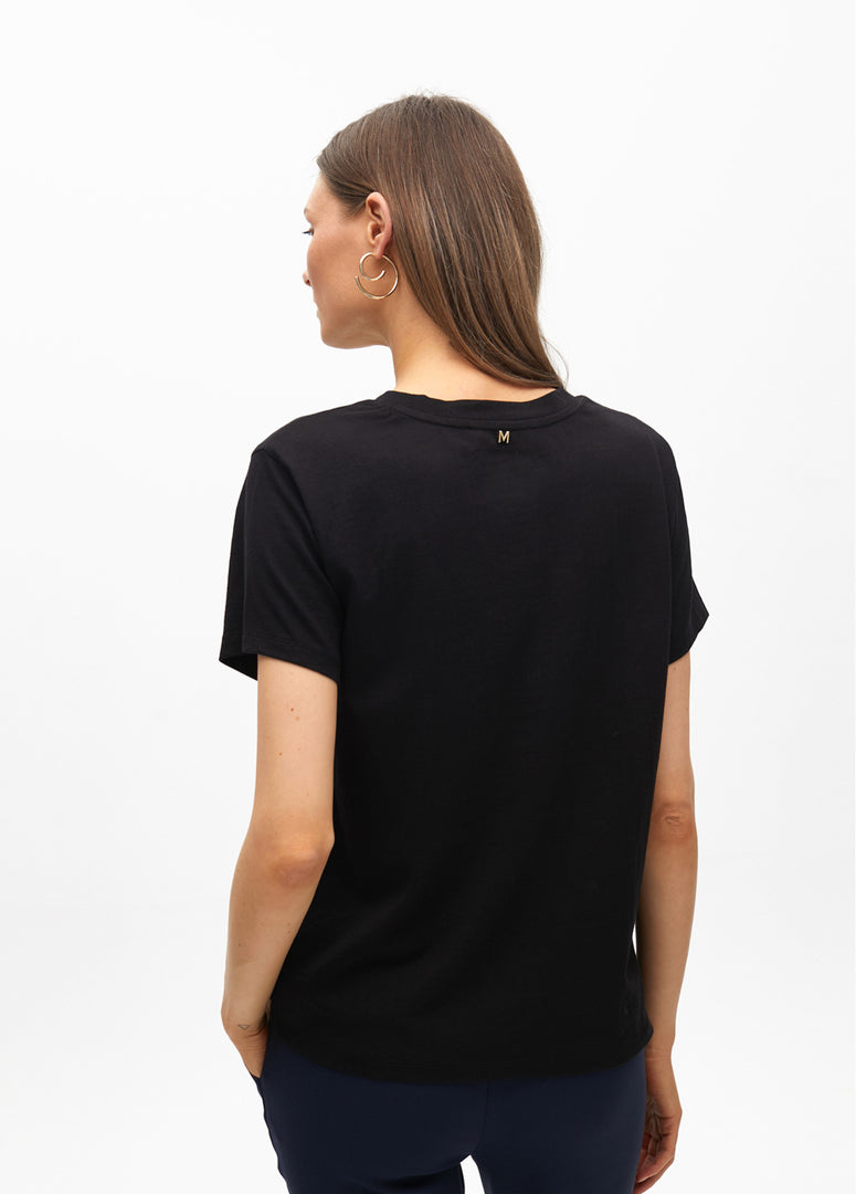 ANIMAL T-SHIRT WITH RHINESTONES / MF2515011