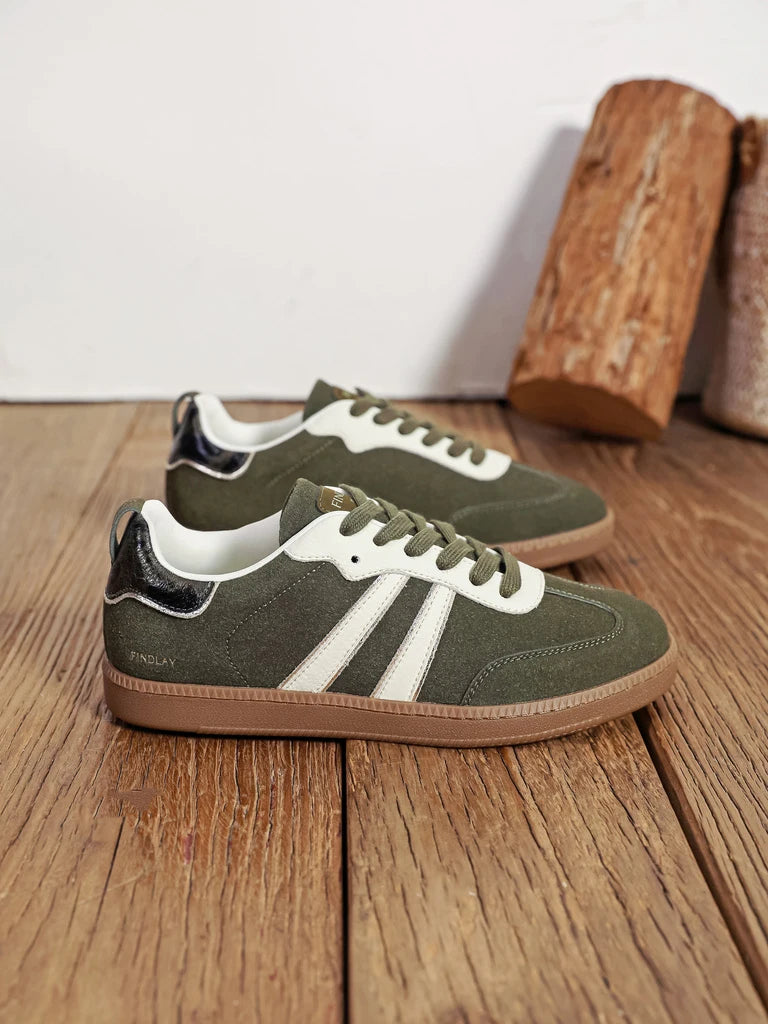 Findlay Suede Sneakers Χακί