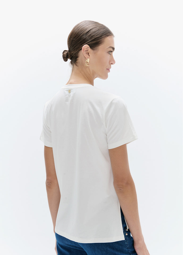 LOLA CASADEMUNT T-Shirt Graphic και Patches