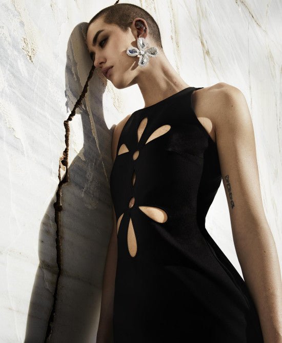 Φόρεμα μίνι cut-out -  ACCESS FASHION- Black / 42-Black / 44-Black / 46-Black / 48-Black / 50