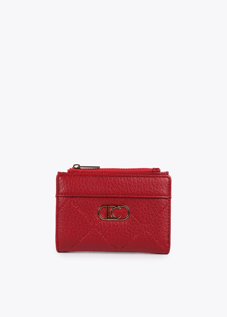 DIAMOND DESIGN MONOGRAM PURSE / LF2512007