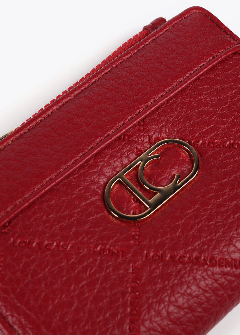 DIAMOND DESIGN MONOGRAM PURSE / LF2512007