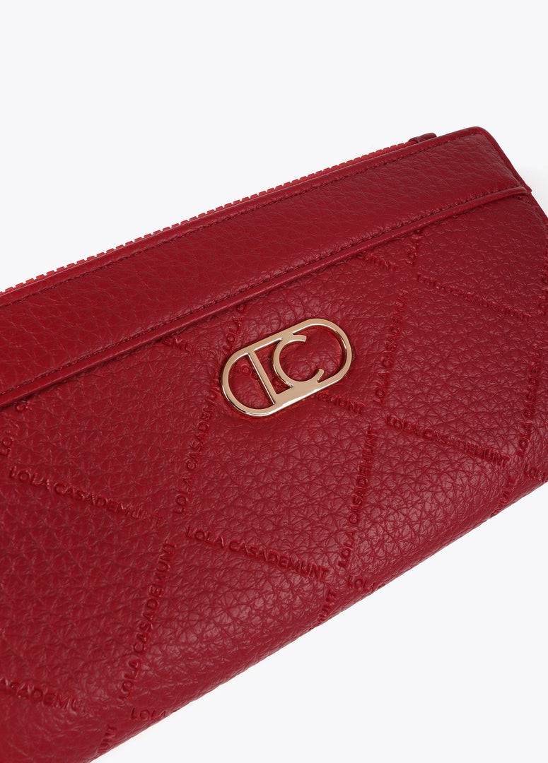 DIAMOND DESIGN MONOGRAM WALLET / LF2512003