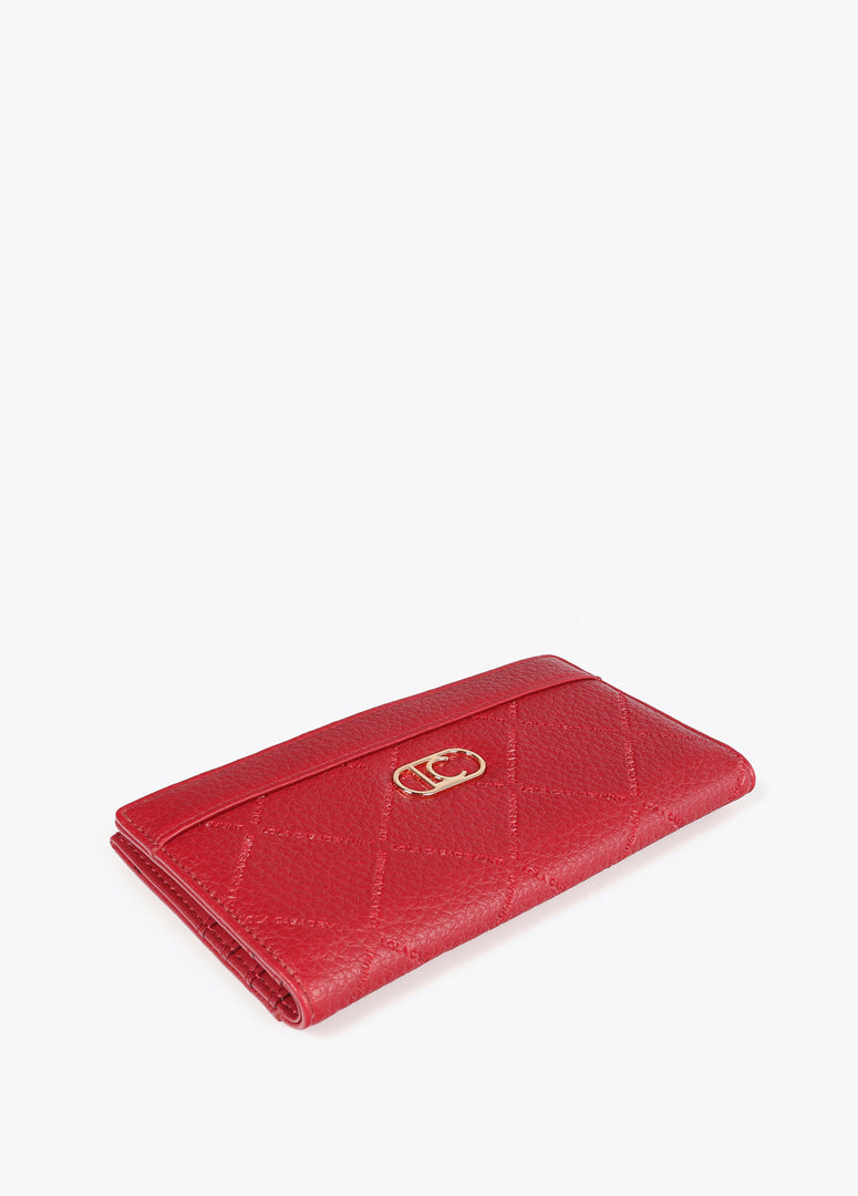 DIAMOND DESIGN MONOGRAM WALLET / LF2512003