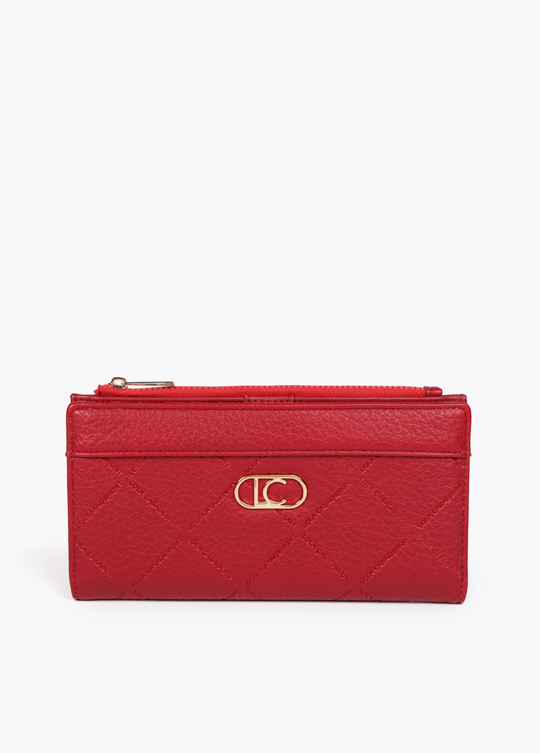 DIAMOND DESIGN MONOGRAM WALLET / LF2512003