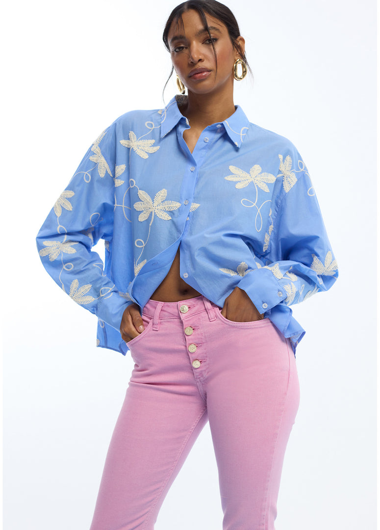 LOLA CASADEMUNT Flared Jeans με κουμπιά