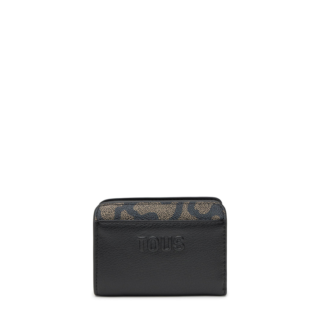 TOUS Πορτοφόλι Μεσαίου Μεγέθους KAOS ICON σε μαύρο χρώμα / 2002357351