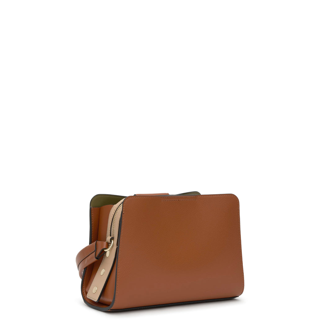 TOUS Μικρή Τσάντα City Kaos Icon σε κάμελ χρώμα / 2002355443