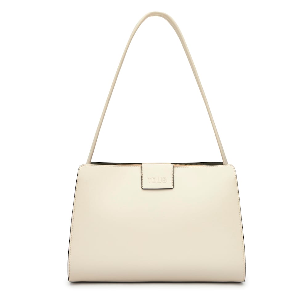 TOUS Μεσαίου Μεγέθους Τσάντα CITY KAOS ICON στο χρώμα της άμμου / 2002355201