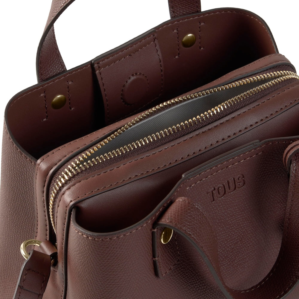 TOUS Μικρή τσάντα City the Citybow σε καφέ χρώμα / 2002355343