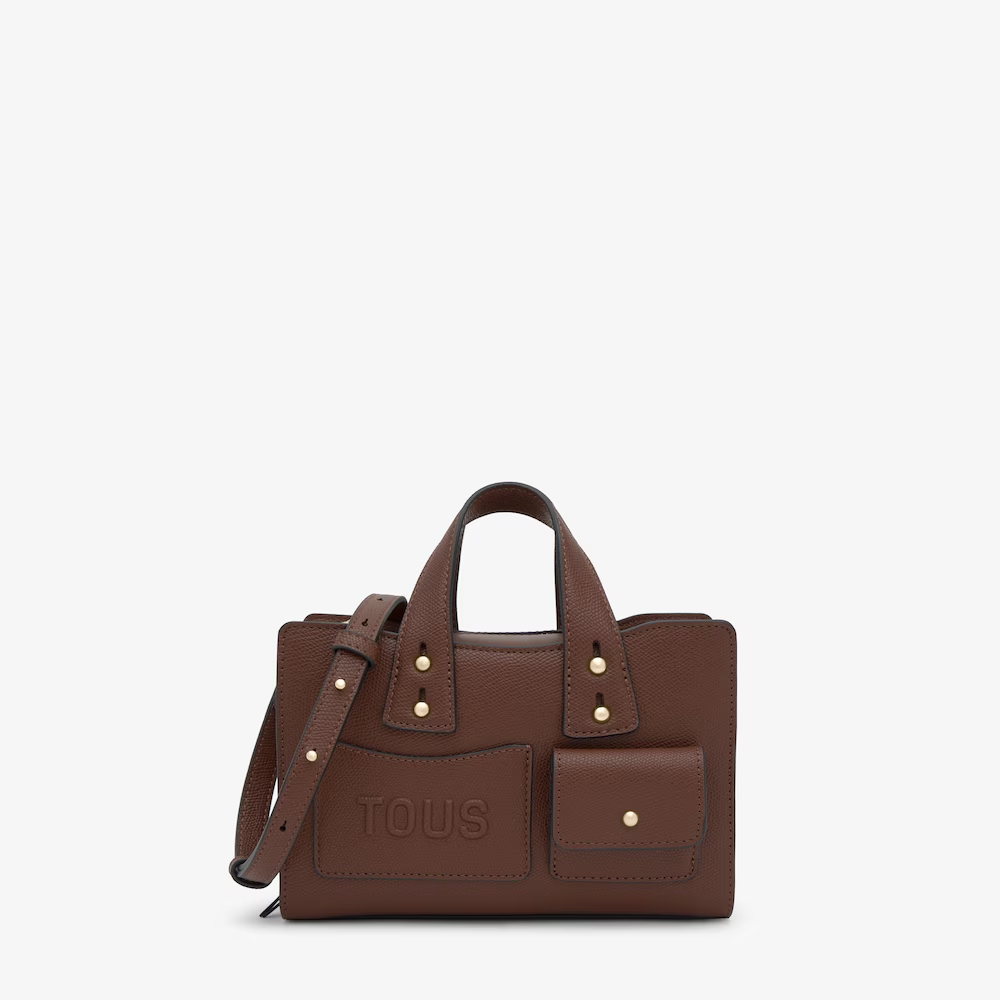 TOUS Back to Basics Bowling Bag σε καφέ χρώμα / 2002373361