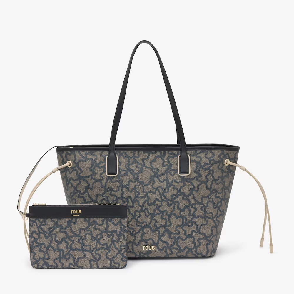 TOUS Μεγάλη Shopper Bag σε μαύρο χρώμα / 2002462451