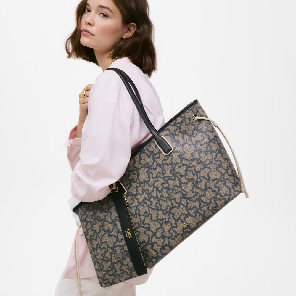 TOUS Μεγάλη Shopper Bag σε μαύρο χρώμα / 2002462451
