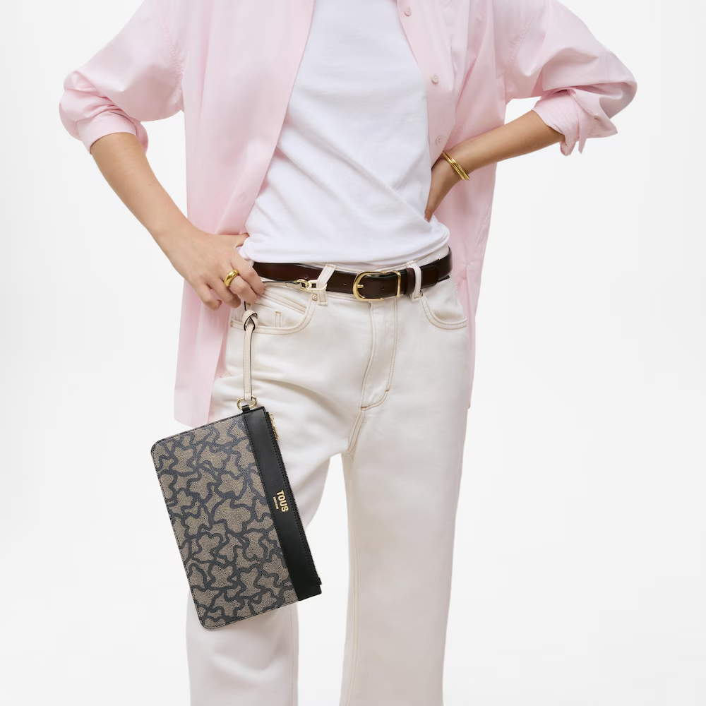 TOUS Μεγάλη Shopper Bag σε μαύρο χρώμα / 2002462451