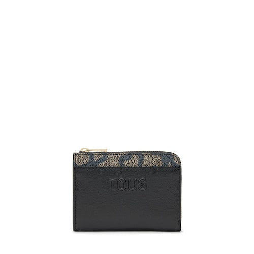 TOUS Πορτοφολάκι-Θήκη Καρτών KAOS ICON σε μαύρο χρώμα / 2002357451